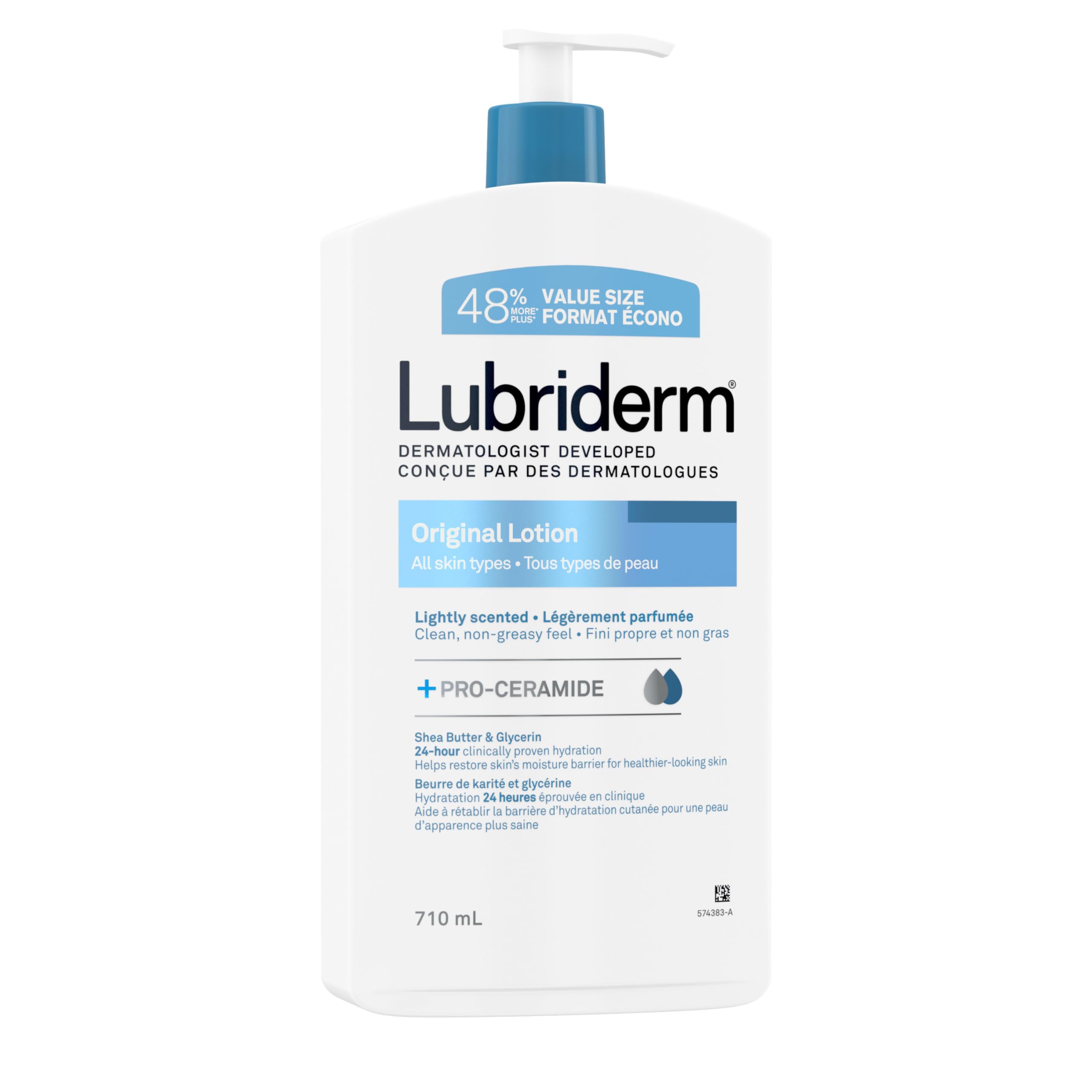 Lubriderm Original Lotion, Shea Butter, Glycerin, Pro-Ceramide